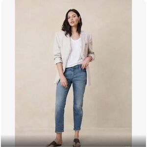 Banana Republic Blue Cropped Jeans